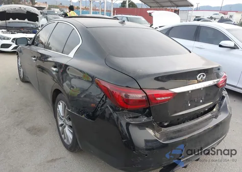 2018 Infiniti Q50 3.0T Luxe z USA, uszkodzony, nr VIN JN1EV7AP7JM354722